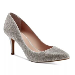 Bridal Wedding Special Event Elegant Rhinestone Crystals Heels • size 7.5